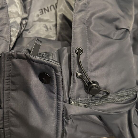 Sixth June Paris Puffer Coat Men 3XL Gray Hooded Parka Insulated Nylon NWT - Picture 6 of 15